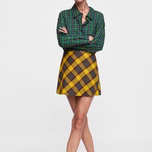 PLAID MINI SKIRT